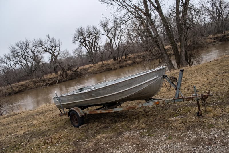 On the Cedar River. Local pickup at the shop.